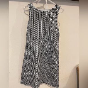 Black & White printed J.Crew dress size 2